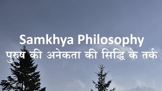 Sankhya Darshan में Purush की अनेकता की सिद्धि के तर्क  UPSC PCS NET PHILOSOPHY OPTIONAL BY PRABAL [upl. by Ecirtal]