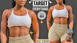 20 MIN EPIC FULL BODY FAT BURN amp STRENGTH WORKOUT Abs Upper Body Booty amp Legs Transformation [upl. by Maighdlin]