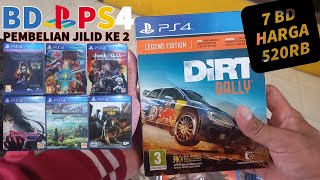 BD PS4 BORONG BD PS4  JILID 2 7 KASET HARGA 520RB [upl. by Darra]