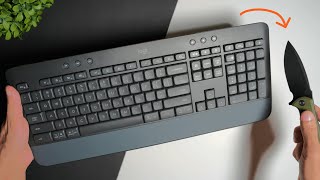 Logitech K650 Keyboard  Teardown [upl. by Ahsinauj]