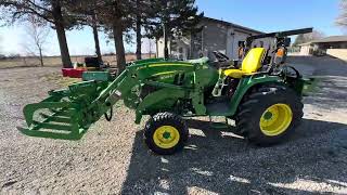 MTL 60” root grapple on my OOS John Deere 3039R [upl. by Florance131]