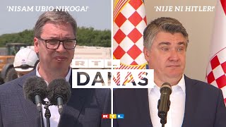 Iskre lete Vučić Ja nisam ubio nikog Milanović Pa nije ni Hitler  RTL DANAS [upl. by Cicero]