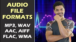 Audio File Formats  MP3 AAC AIFF WAV FLAC WMA Explained [upl. by Lemmie640]