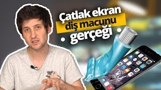 Diş macunu ile ekran çizikleri geçer mi [upl. by Caressa]