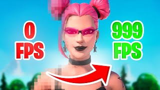 TUTO  COMMENT AUGMENTER SES FPS SUR FORTNITE EN CHAPITRE 4 300 FPS [upl. by Aihsekram]