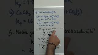 Problem Solving  kp and kc Relation jeechemistry neetchemistry chemistry [upl. by Bernita]