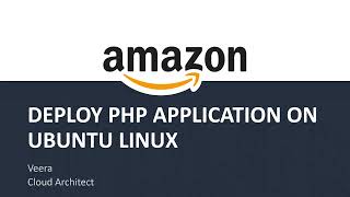 AWS Deploy PHP Application [upl. by Ardnua95]