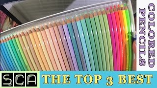 The Top 3 BEST Colored Pencils In The World  Polychromos  Caran D Ache  Holbein [upl. by Enidan]