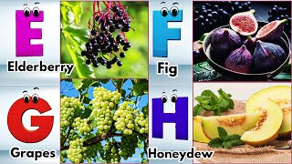 Fruit ABC Song for Kids  ABC Fruit song  Alphabet Fruit song for Children  Phonics for Kids Baby [upl. by Macmullin93]