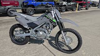 2024 KAWASAKI KLX 140R L IN GREY WALKAROUND [upl. by Gladi]