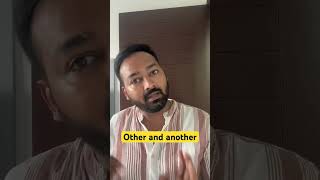 Other and another difference learnenglish spokenenglish englishgrammar englishtips [upl. by Ettenhoj]