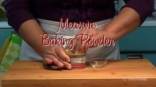 How to Measure Baking Powder [upl. by Aihsotal]