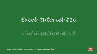 EXCEL Tuto  10  Utilisation du symbole   LesTutosdeClaire [upl. by Llenrrad247]