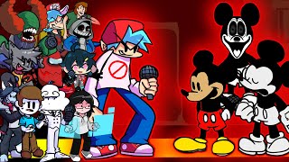 HappyUnhappy VS Mickey Mouse But Different Characters Sing It🎵Best Mickey Mouse songs of the week [upl. by Aisatsanna403]