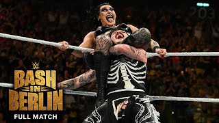 FULL MATCH  Damian Priest amp Rhea Ripley vs Dominik Mysterio amp Liv Morgan WWE Bash in Berlin 2024 [upl. by Muslim]