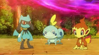 Ashs Lucario amp Gohs Inteleon Devolve Back To Riolu amp Sobble  Pokemon Journeys Episode 90 [upl. by Gui]