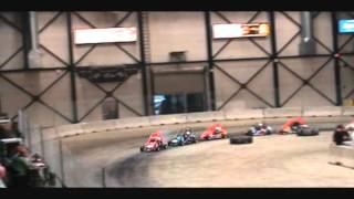 DeltaPlex Indoor Racing  Quarter Midget  Sr Honda Feature Race [upl. by Mechling]