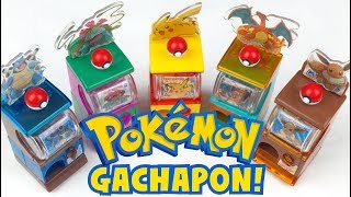 MINIATURE POKEMON GACHAPON MACHINES  THEY WORK  Gachapon Unboxing ♡ [upl. by Jr]