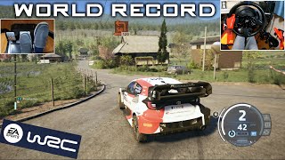 World Record Toyota GR Yaris Rally1 Rally Japan  EA Sports WRC  T300RS  TH8A [upl. by Chance]