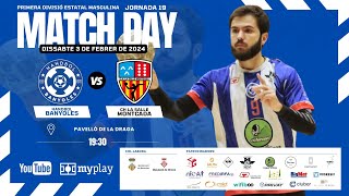 Jornada 19  Handbol Banyoles vs CH La Salle Montcada [upl. by Neiman]