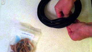 DIY Rubber Band Ties for Cables and Power Chords [upl. by Euqinehs36]