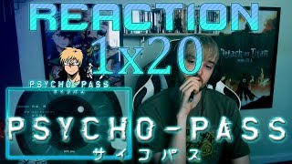 Psycho Pass Season 1  Episode 20 REACTION quotPURSUINGquot [upl. by Habas]