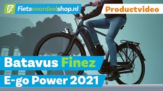 Batavus Finez Ego Power 2021  Fietsvoordeelshopnl Productvideo [upl. by Jentoft]