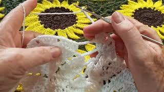 CARPETA CON ESPIGAS A CROCHET VDO 4 [upl. by Castle]