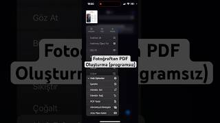 iPhone fotoğraftan PDF yapma pdf [upl. by Are]