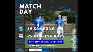 Samenvatting Kampong  Kolping Boys zondag 15 september 2024 [upl. by Landel767]