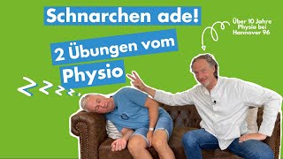 Kein Schnarchen mehr 2 Übungen vom Physiotherapeuten [upl. by Deb]