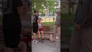 LOL URINARE PER STRADA 😂🫣💦 prank water bottle reaction troll drole rome humor divertido [upl. by Ylicis]