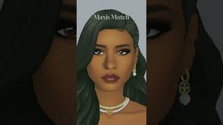 Alpha vs Maxis Match CC ♡ createasim sims4 thesims4 simmer customcontent simsgame [upl. by Ettennat]