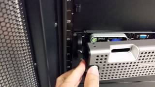 How to remove dell 2950 bezel [upl. by Hsejar226]