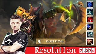 DOTA 2 Resolut1on the SAND KING OFFLANE 737c 2 [upl. by Notyarb]