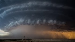 Supercell Timelapse North of Booker Texas  June 3rd 2013 [upl. by Arrim]