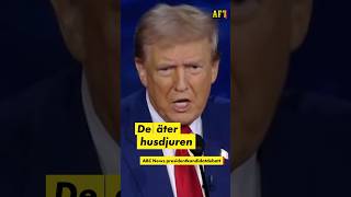 Trumps lögn i debatten ”Äter katter” [upl. by Eelrebma329]