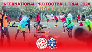 International Pro Football Trial 2024  DAY 1  Football Talent Showcase [upl. by Ailina]