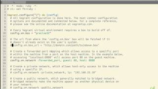 06 The Vagrantfile [upl. by Laura]