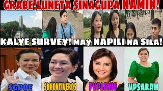 Part4PRESIDENTIABLES KALYE SURVEY SA LUNETA PARK MANILA [upl. by Eilahs883]