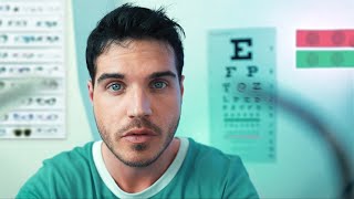 ASMR EYE EXAM  Measuring You For Your Glasses  Optician Role Play [upl. by Rosemonde]