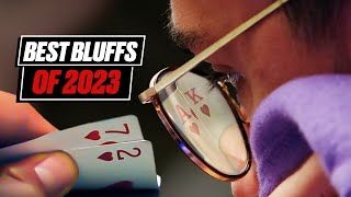 The Best Poker Bluffs of 2023 ♠️ PokerStars [upl. by Cyrillus250]