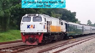 SI GEULIS FALCONA MASIH THE LOST TRIBE Kereta Api Ka Pangandaran Panoramic Lagi Menari [upl. by Ahsilrak]