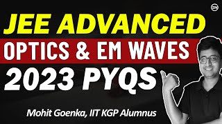 JEE Advanced 2023 Solutions  Optics amp EM Waves  5 Questions  Advanced PYQs  Eduniti  Mohit Sir [upl. by Nosauq]