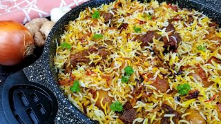 طبخ الزربيان العدني باللحم على اصووووله خطوة بخطوة  Yemeni style mutton biryani rice zurbian [upl. by Doloritas]