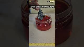 Silver Oxidising Chemical jewellerymakingmachine jewellerymaker process [upl. by Cleave]