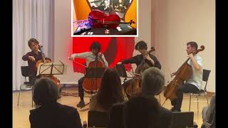 CelloQuartett  Konzert in KronbergTaunus im Rahmen der Internationalen GeigenbaumeisterMesse [upl. by Yenffit]