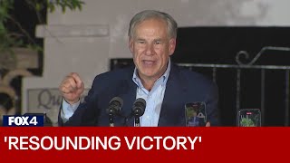 Gov Greg Abbott gives victory speech in McAllen after beating Beto ORourke [upl. by Hannahsohs894]