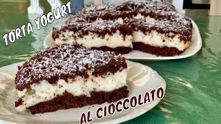 TORTA YOGURT AL CIOCCOLATO chocolate yogurt cake [upl. by Etnoek]