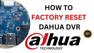 Dahua DVR ka password kaysay factory Reset kart [upl. by Abigail]